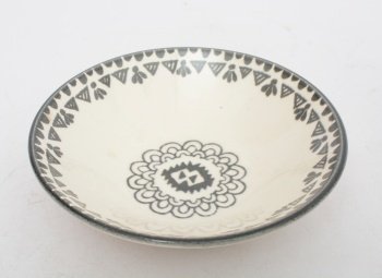 19 cm 0.431 kg BLANC CASSE NOIR GRES