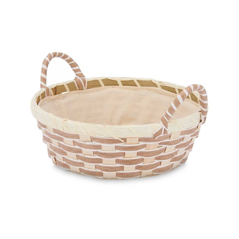 66169  PANIER 23CM 0.089KG ECRU BAMBOU
