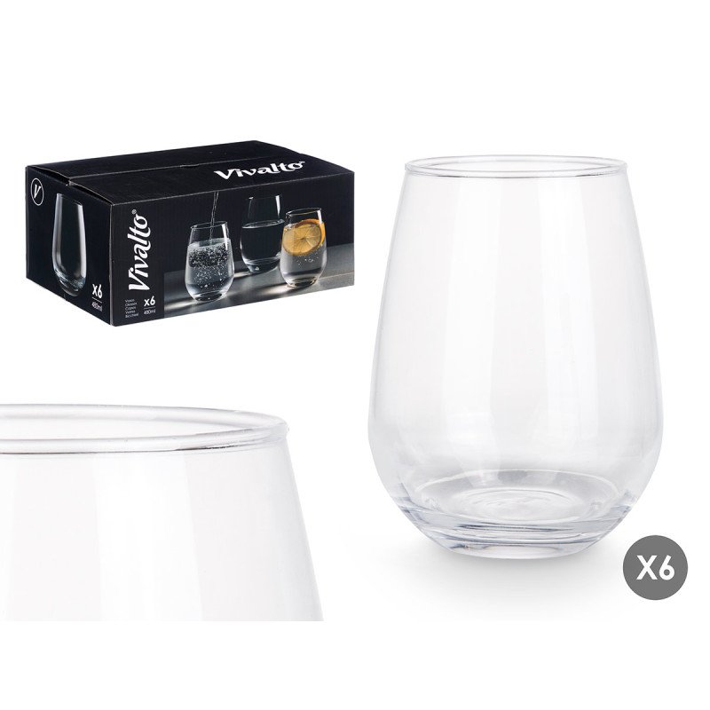 11295 COUPE 13X6.5 CM 0.187KG 480ML  TRENSPARENT VERRE