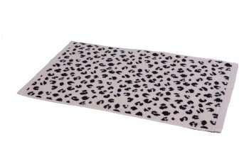 SERVIETTE 30X50 CM 0.072KG BEIGE NOIR COTTON