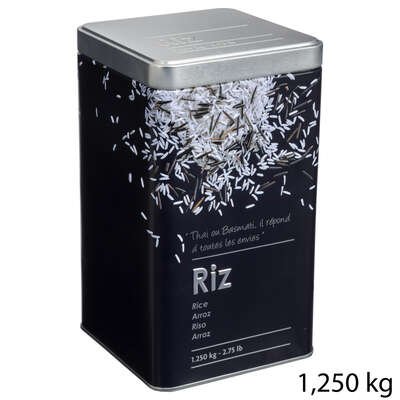 136307  18X10cm 0,184 KG NOIR GRIS METAL