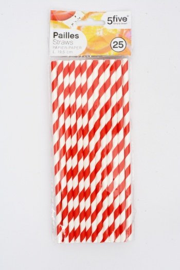 150026A 20 cm 0,035 KG BLANC ROUGE PLASTIQUE