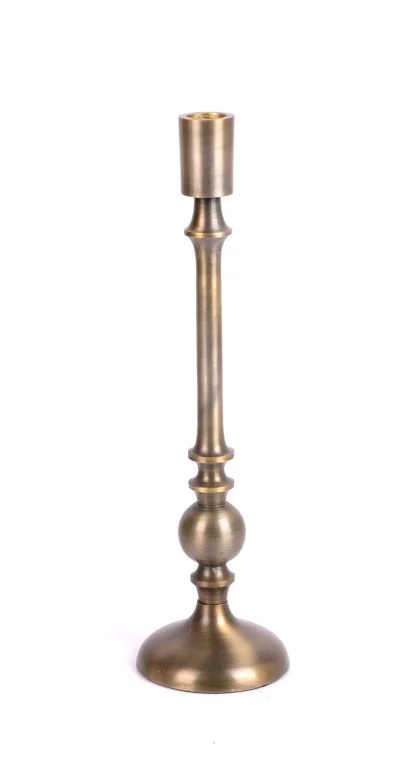 XET-8679	BOUGEOIR 33x9x9CM 0,458KG BRONZE METAL