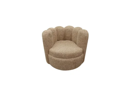 6126  93*89*81cm 17CM BLANC STAINLESS STEEL+SPONGE+FABRIC