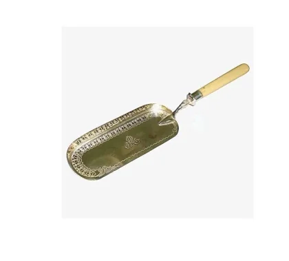 1225013	RECOGEMIGAS MANGO BLANCO PLATEADO