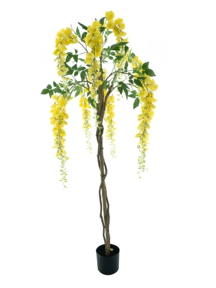 52215-2 PLANTE 150CM 3,639KG JAUNE BOIS PLASTIQUE