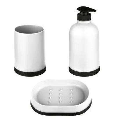 160873B 10 cm 0,057 KG BLANC NOIR PLASTIQUE