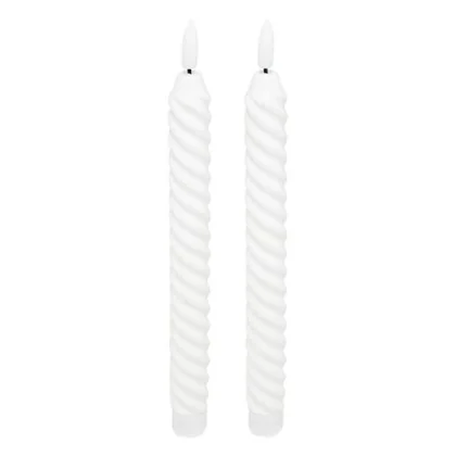 207005A BOUGIE LED H22CMX2 0,146KG BLANC CIRE